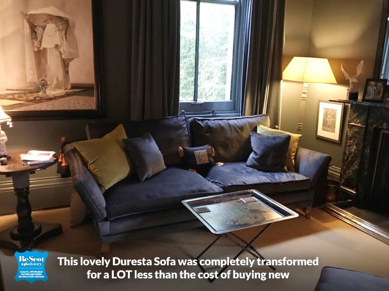 duresta fabric sofa recovery