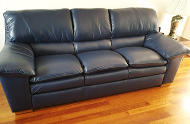 Leather sofa recovery